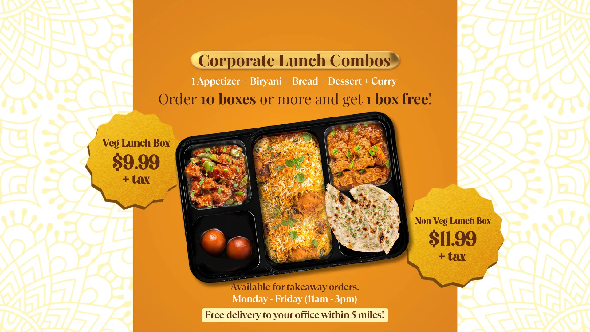 Corporate Lunch Combos