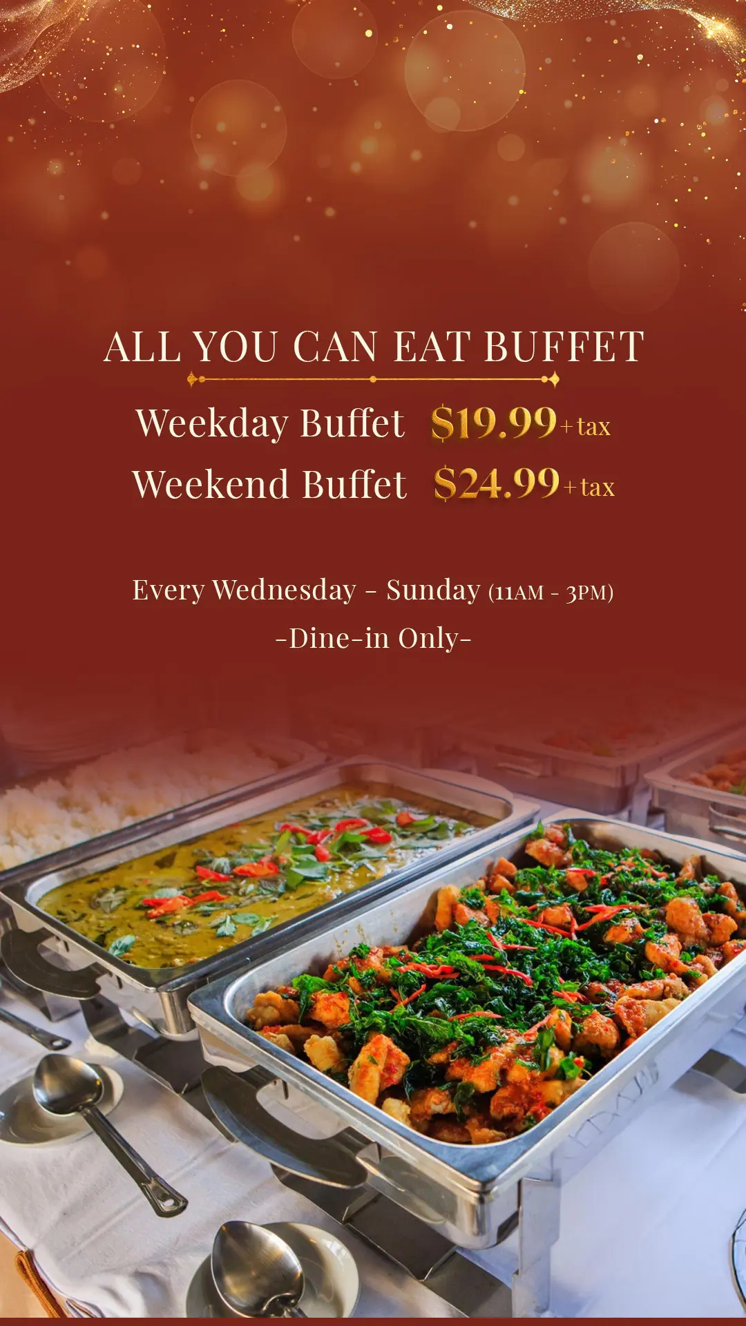 Weekend Weekday Lunch Buffet